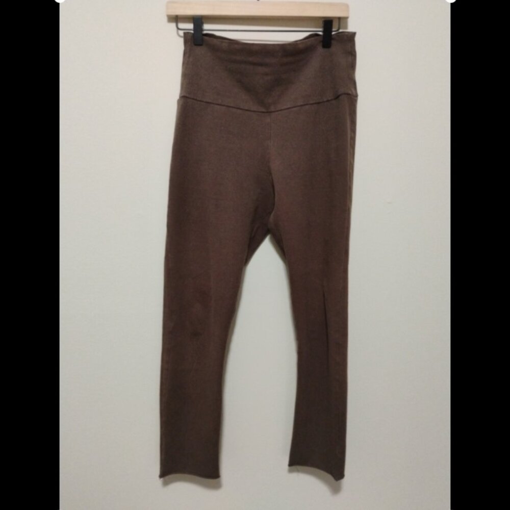 Sweetskins Hemp Brown stretch yoga pants-leggings size medium